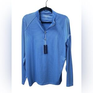 NWT Holderness & Bourne Reid Quarter Zip Pullover M Oxford Windsor